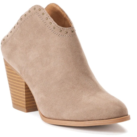 Sonoma Shoes - Sonoma Arya Studded Taupe Mules